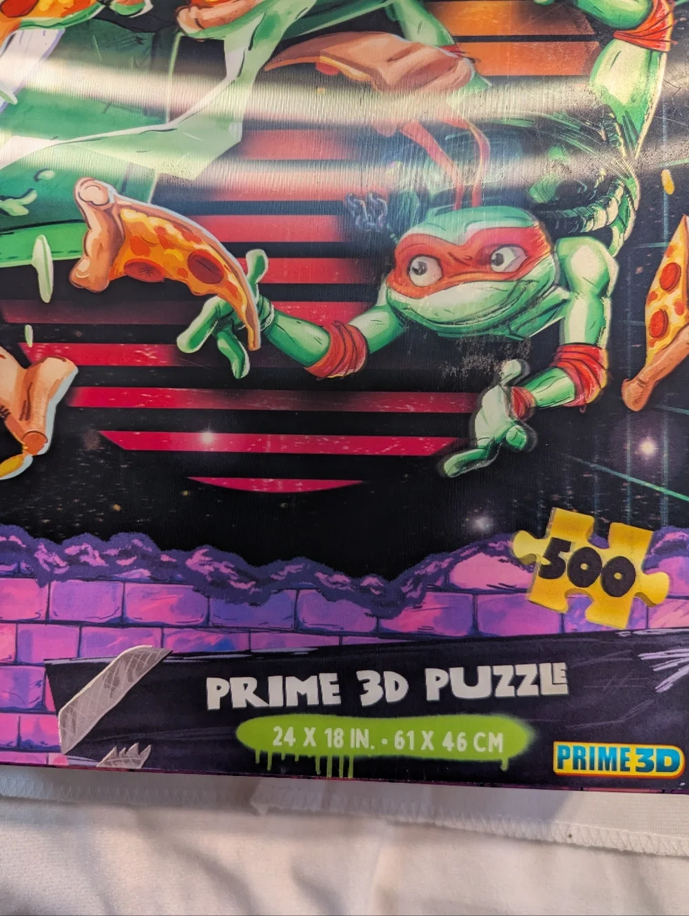 Nickelodeon TMNT Mutant Mayham Prime 3D 500 Piece Puzzle Brand New Sealed